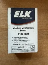 Elk 6021 2-Way Wireless Mini Window Sensor, White