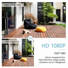 1080P Security Camera 24 Infrared LEDs Motion Detection Security Camera Kit IIHQ