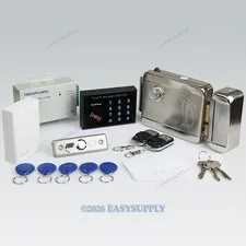Remote Controlled RFID Card Access Control Kit + Electric Lock+ 2Remote Controls