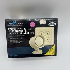 Vintage Dimango Safe and Sound Home Security System Siren Remote Alarm RC-2042
