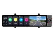 12in Touch Screen Car DVR Camera 4G WIFI Rearview Mirror Dash Cam Night Vision