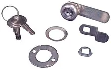 US HARDWARE RV Baggage Door Lock WP-9708C Silver Carded