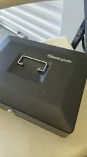 Deluxe Cash Box SentrySafe DCB-12 Steel Lockable with 2 Keys