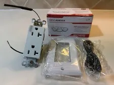 New Security Camera Device w/ Cover Plate Cable & Box