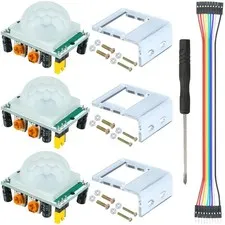 MTDELE 3 Pcs HC-SR501 PIR Motion Sensor Module
