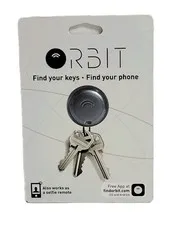 Orbit Bluetooth Key Finder Silver Find Your Keys Find Your Phone Water Resistant
