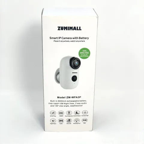 ZUMIMALL Security Cameras Wireless Outdoor with Magnetic  Camera *no Mount