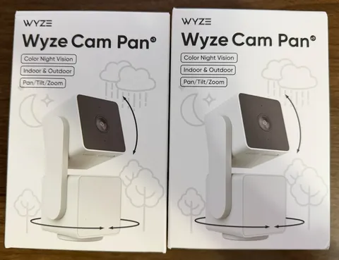 Wyze Cam Pan V3 Indoor/Outdoor Camera (lot of 2) NEW in box