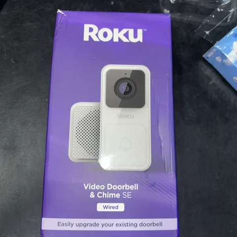 Roku Smart Home Wired Video Doorbell & Chime - 1080p HD Night Vision Ultrawide