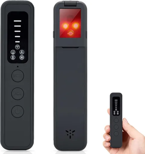 6-In-1 Hidden Camera Detector for Travel Hotel Airbnb, Anti-Spy Finder for Women