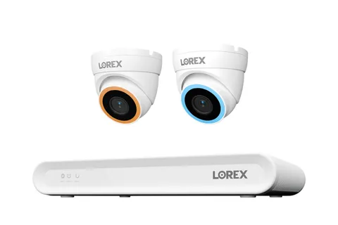 Lorex Connect V Series 4K 8-Channel Wired NVR System with V5 4K PoE Turret Camer