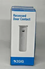 2GIG DW20R-345 Wireless Recessed Door Contact w/ Battery. Lot of 2. NEW in Box