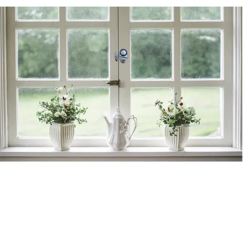 2-Pack Super Loud Alarm Magnetic Sensor for Doors & Windows. Battery Included.