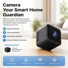 Mini Wireless Security Camera 1080P HD Indoor WiFi Cam with Night Vision Motion