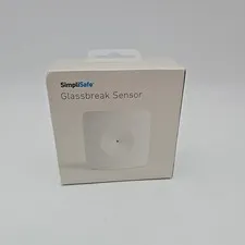 SEALED SimpliSafe Glassbreak Sensor - 20ft. Range - Sound Detection Technology