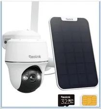 Reolink Go PT 4G Security Camera with Solar Panel - White