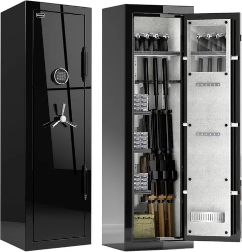 Fireproof Safe with Digital Lock – Heavy-Duty 8.12 Cu.Ft Large Gun Safe for Home
