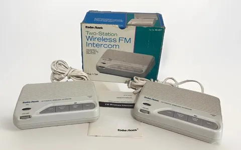Radio Shack (43-227) Two stations FM Wireless Intercom In Box