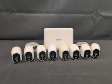 Arlo Base station and Camera's (8) 1st Generation VMC3030  See description