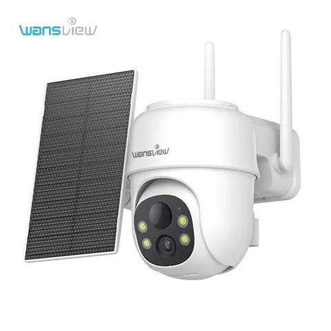 Wansview 2K Solar Camera Outdoor Wireless WiFi Cameras for Home Security PTZ