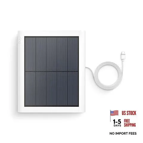 Solar Panel (2nd Generation), 4W for Outdoor Cam Plus, Outdoor 1 Solar White