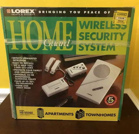 Sealed Vintage Lorex HomeGuard Safety Wireless Security System HG-5530Z