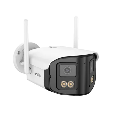 ANNKE 4MP Wireless Dual Lens Security IP Camera Color Night Vision Two Way Audio