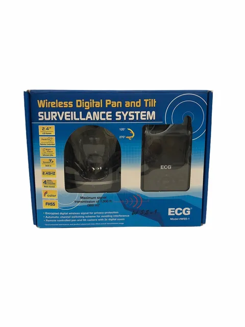 ECG Wireless Digital Pan & Tilt Surveillance System w/Night Vision(WSS-1)A35