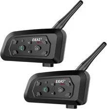 Motorcycle Helmet Bluetooth Headset Intercom, 800M Range, IP65 Waterproof Blueto