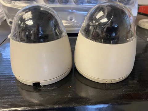 PAIR of used Sanyo B/W CCD Security Dome Cameras  (24VAC 2.9W)