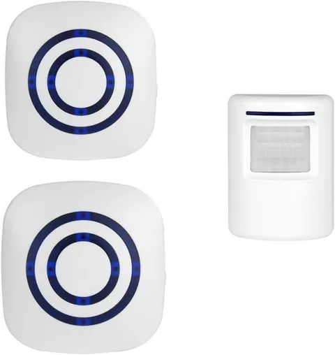 Wireless Home Security Driveway Alarm,  Entry Alert, Visitor Door Bell Chime wit
