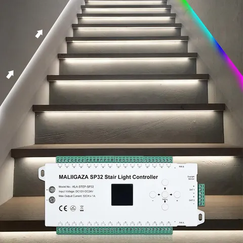 Automatic Stair Light Controller 32 Channel PIR Sensor | Smart Motion Activated