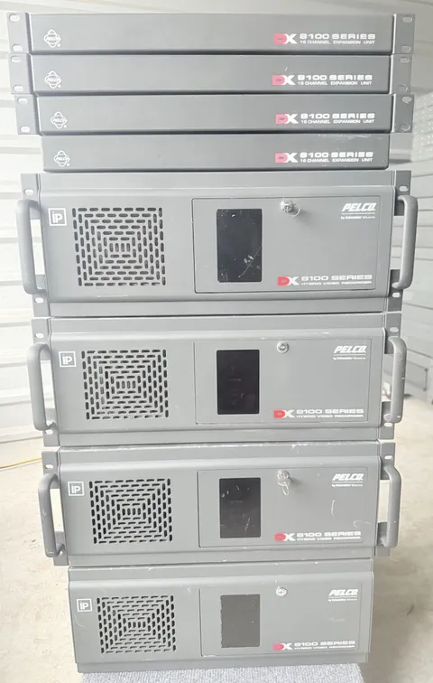 PELCO DX8100 32-Channel “Hybrid” DVR With Matching 16-Channel Expansion Unit