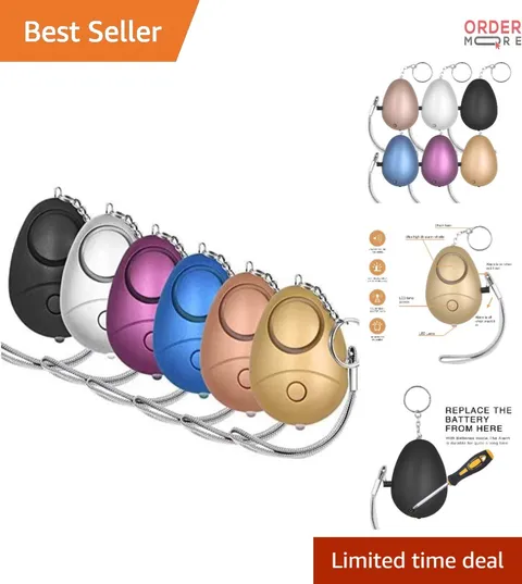 Personal Alarm 140DB Keychain Safety Device with LED Lights for Women Men Kids