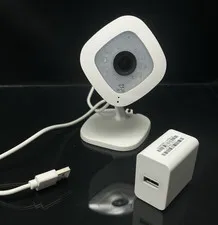 Netgear Arlo Q VMC3040 HD Security Camera White Tested Read
