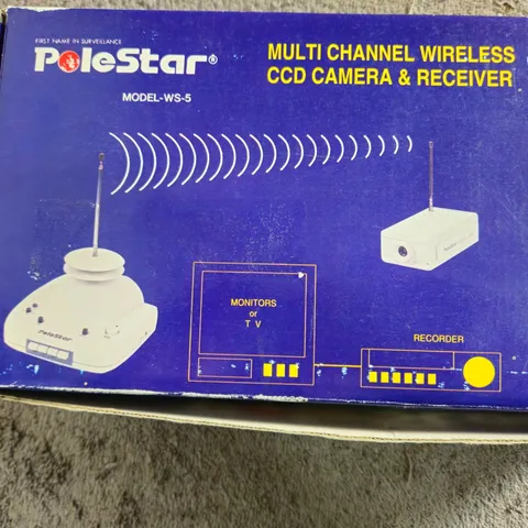 PoleStar WS-5A Wireless CCD Camera & Receiver Surveillance