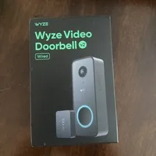 Wyze Video Doorbell v2 Wired 2K HD Color Night Vision Head-to-Toe View WVDWDV2