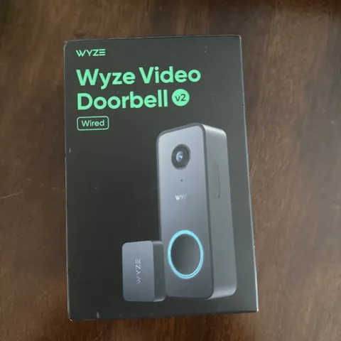 Wyze Video Doorbell v2 Wired 2K HD Color Night Vision Head-to-Toe View WVDWDV2