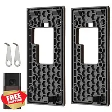 AHBTEYM No-Drill Video Doorbell Mount 2 Pack