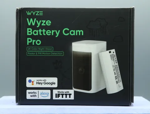Wyze BATTERY Cam PRO 2k Security Outdoor/indoor Camera Brand New SEALED, White