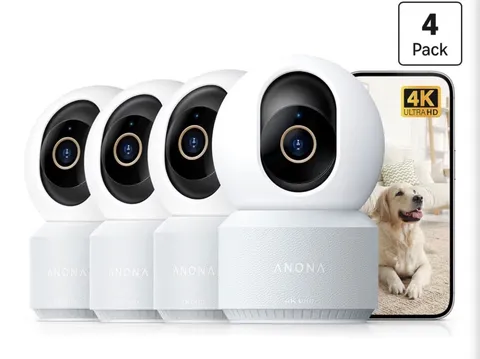 4K UHD Indoor Camera, Pet/Dog/Baby Security Camera with Phone App, 360°Pan-Tilt,