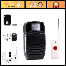 Motion Sensor Sound Player Alarm - PIR Infrared Door Greeter Alert System
