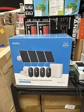 AOSU 2K Solar Security Cameras Wireless Outdoor, 4 Solar Camera for Home