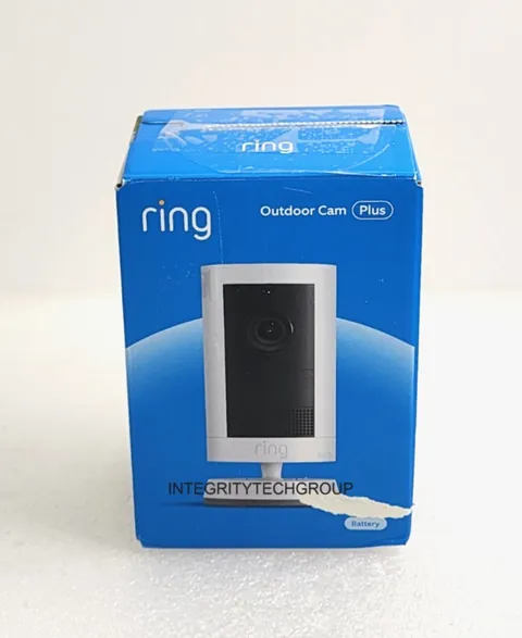 Ring Outdoor Cam Plus Wireless Outdoor Camera White, NEW