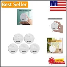 5 Pack Glass Break Sensors - 125dB Vibration Window Alarms for Ultimate Security