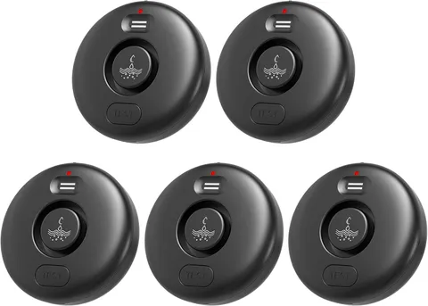 5 Pack Water Leak Alarm 120dB IP66 Sensitive Detector