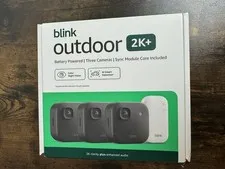 BLINK OUTDOOR 2K+ WIRELESS SECURITY CAMERA - 3 CAMERA SYSTEM