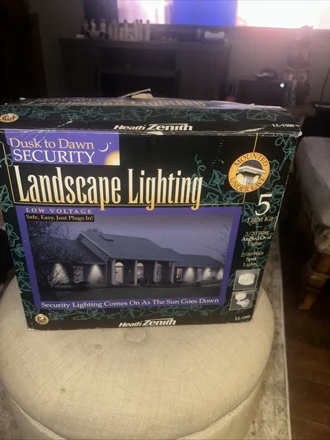 Heath Zenith Motion Sensor Security Ligh LL-1500 Landscape Lighting NEW Opened
