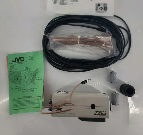 JVC TK-C1360BU Color Video Camera 24V AC/12V 60Hz DC6.6v with L3-8mm 1:1.4 NEW