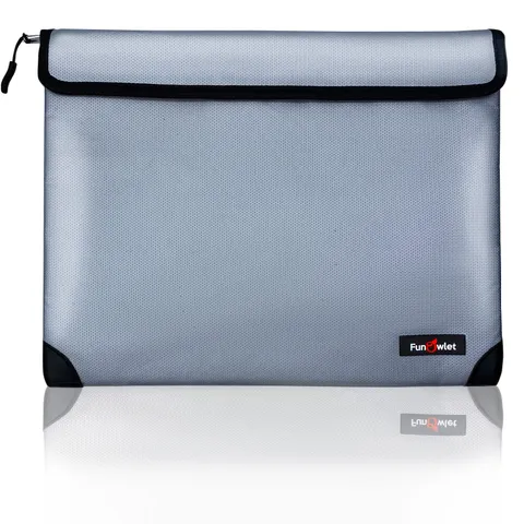 Fireproof Waterproof Money Document Bag - with 4200°F Heat Insulated Safe Sto...